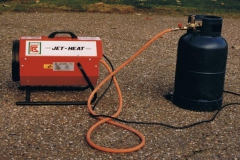 heteluchtkanon op gas